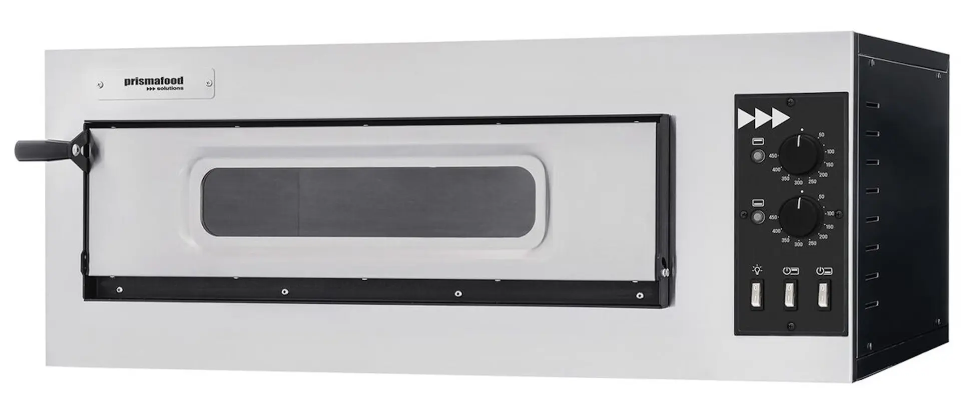 Печь для пиццы Prismafood Basic 1/50 Vetro (Inox/Black)