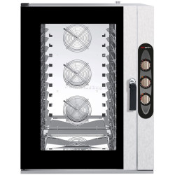 Печь конвекционная GGM Gastro BKDV1200-2SM#HGNV12N (Black/Inox)
