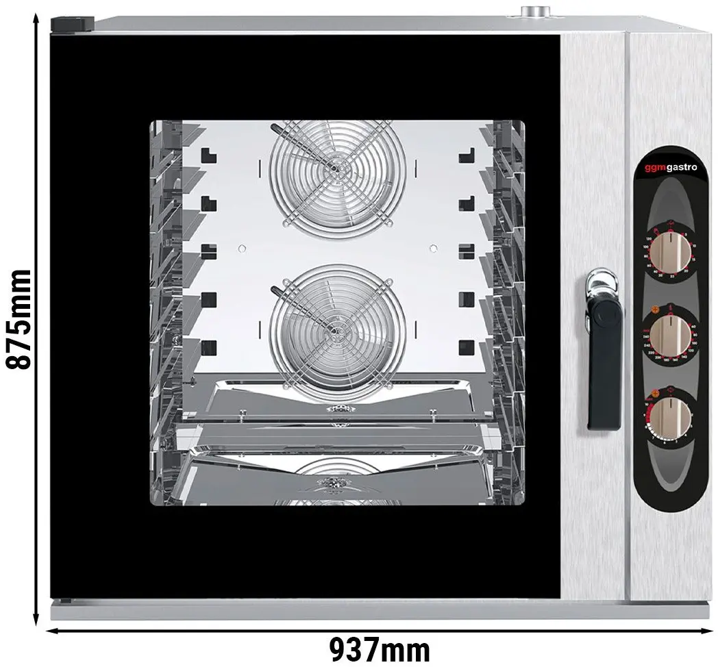 Печь конвекционная GGM Gastro BKDV865-2SM#HGNV7N (Black/Inox) - 5