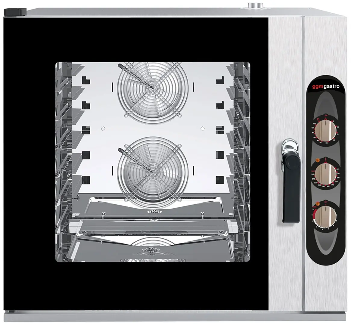 Печь конвекционная GGM Gastro BKDV865-2SM#HGNV7N (Black/Inox)