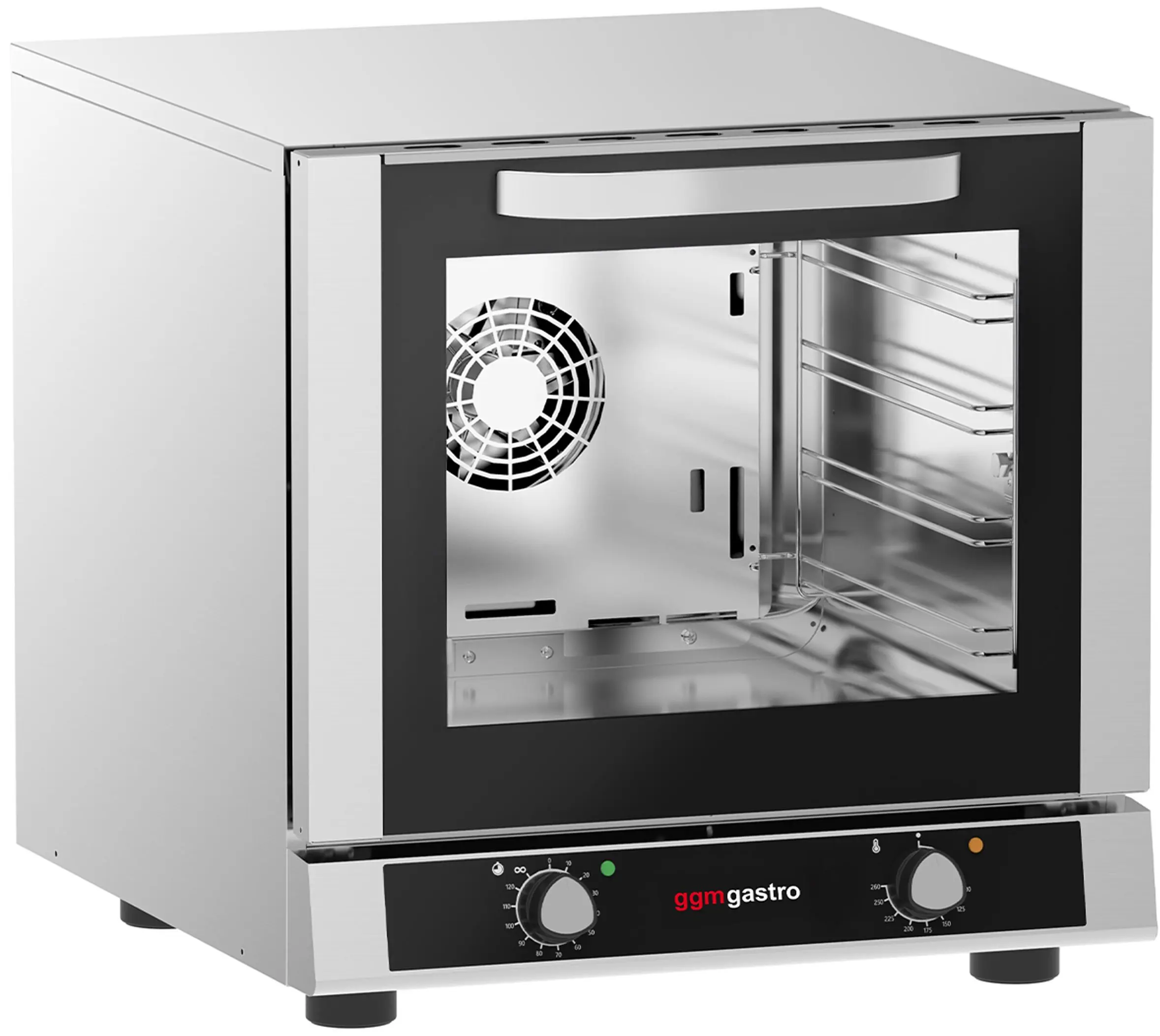 Печь конвекционная GGM Gastro EHTE565N (Black/Inox) - 2