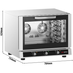 Печь конвекционная GGM Gastro EHTE776DN (Black/Inox) Thumb