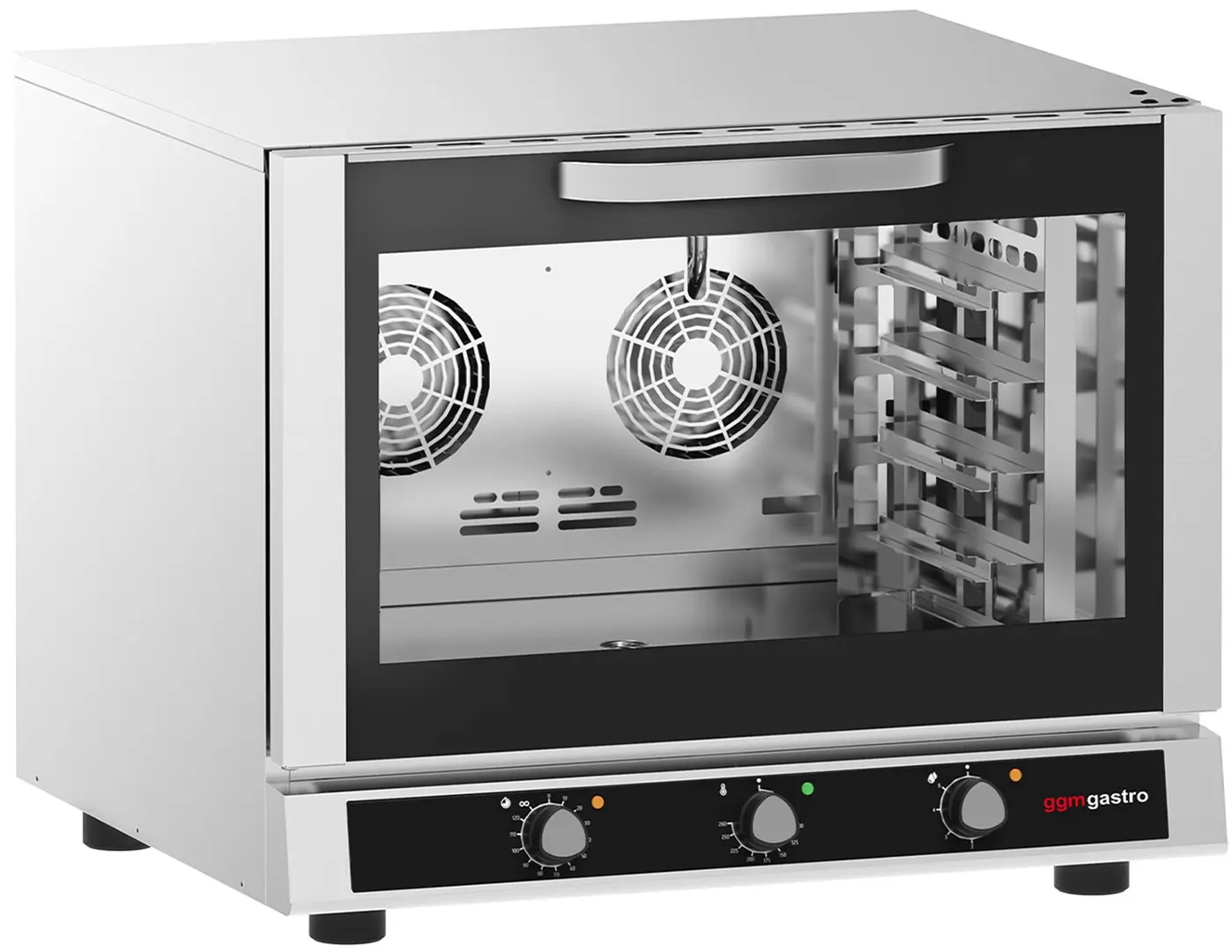 Печь конвекционная GGM Gastro EHTE776DN (Black/Inox)