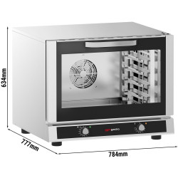 Cuptor cu convectie GGM Gastro EHTE776N (Black/Inox) Thumb