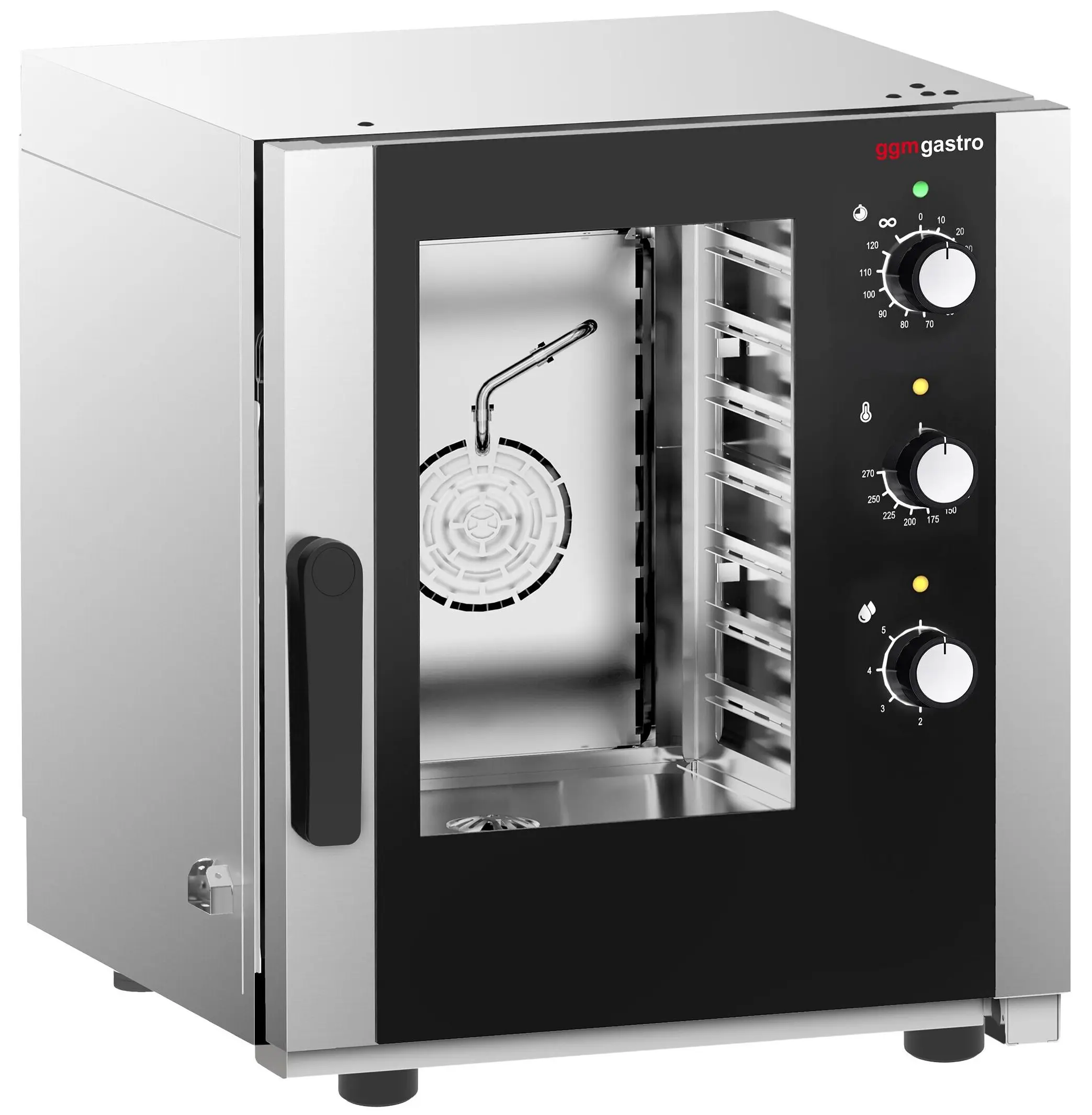 Печь конвекционная GGM Gastro KDMT523 (Black/Inox) - 2