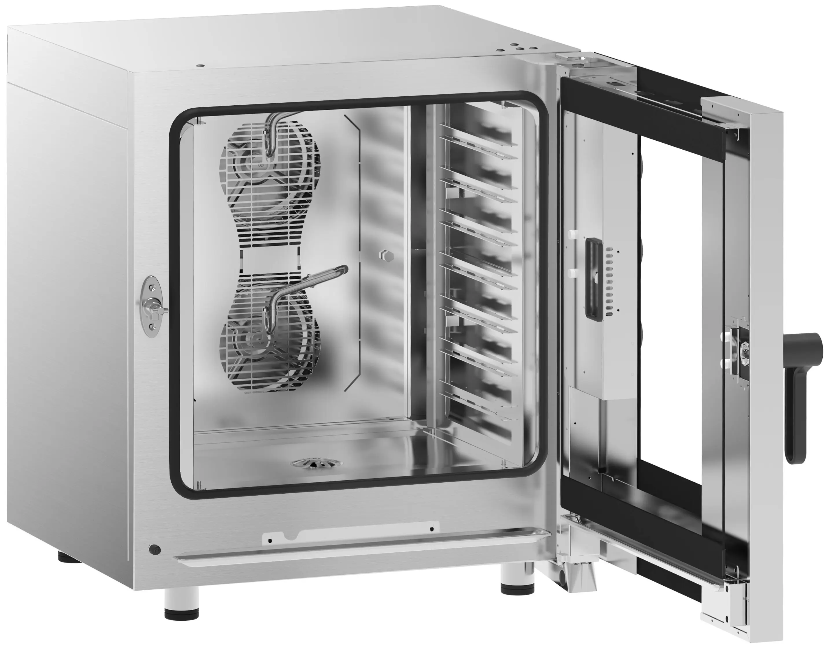 Печь конвекционная GGM Gastro KDMT7511N (Black/Inox) - 3