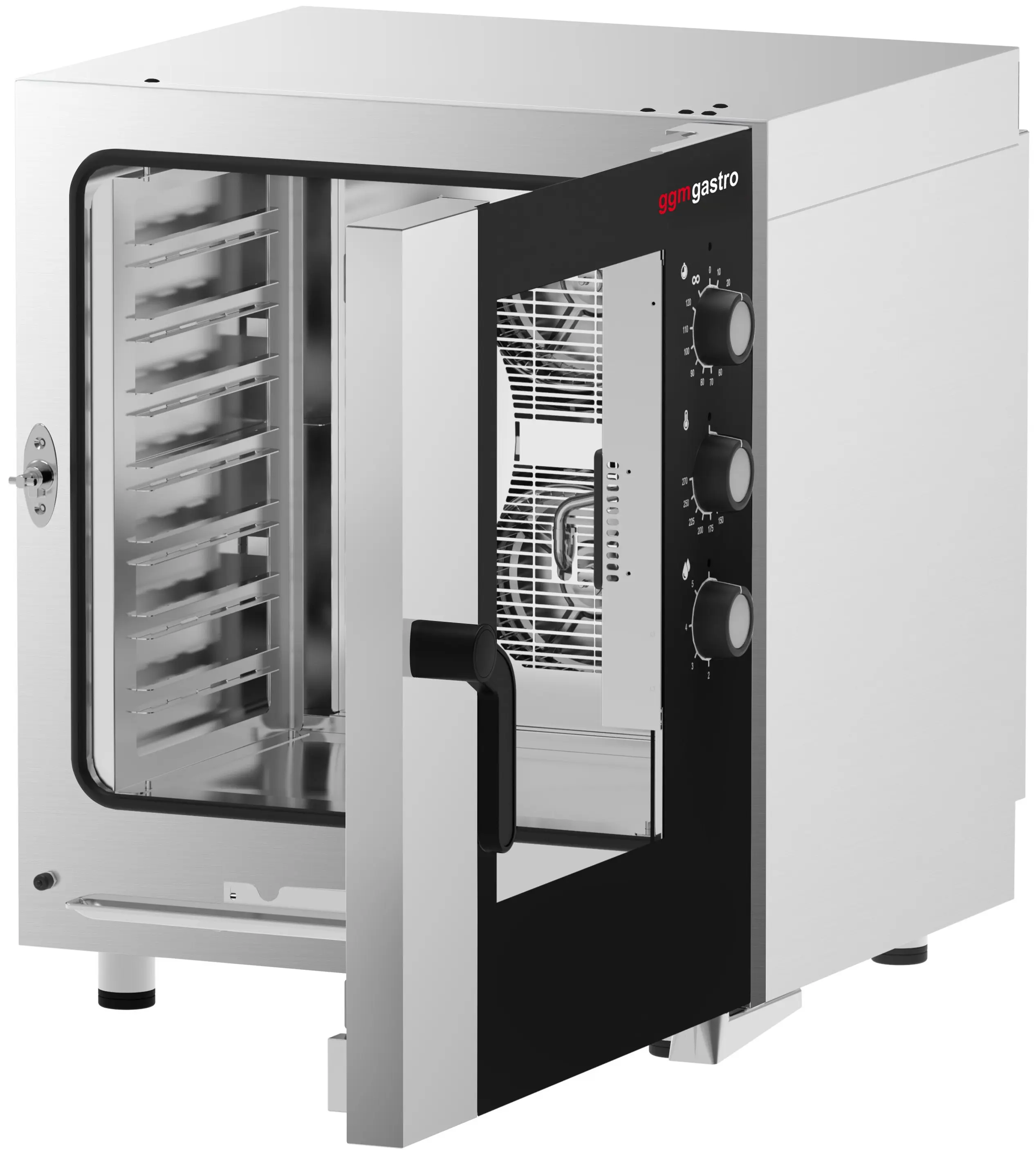 Печь конвекционная GGM Gastro KDMT7511N (Black/Inox) - 4