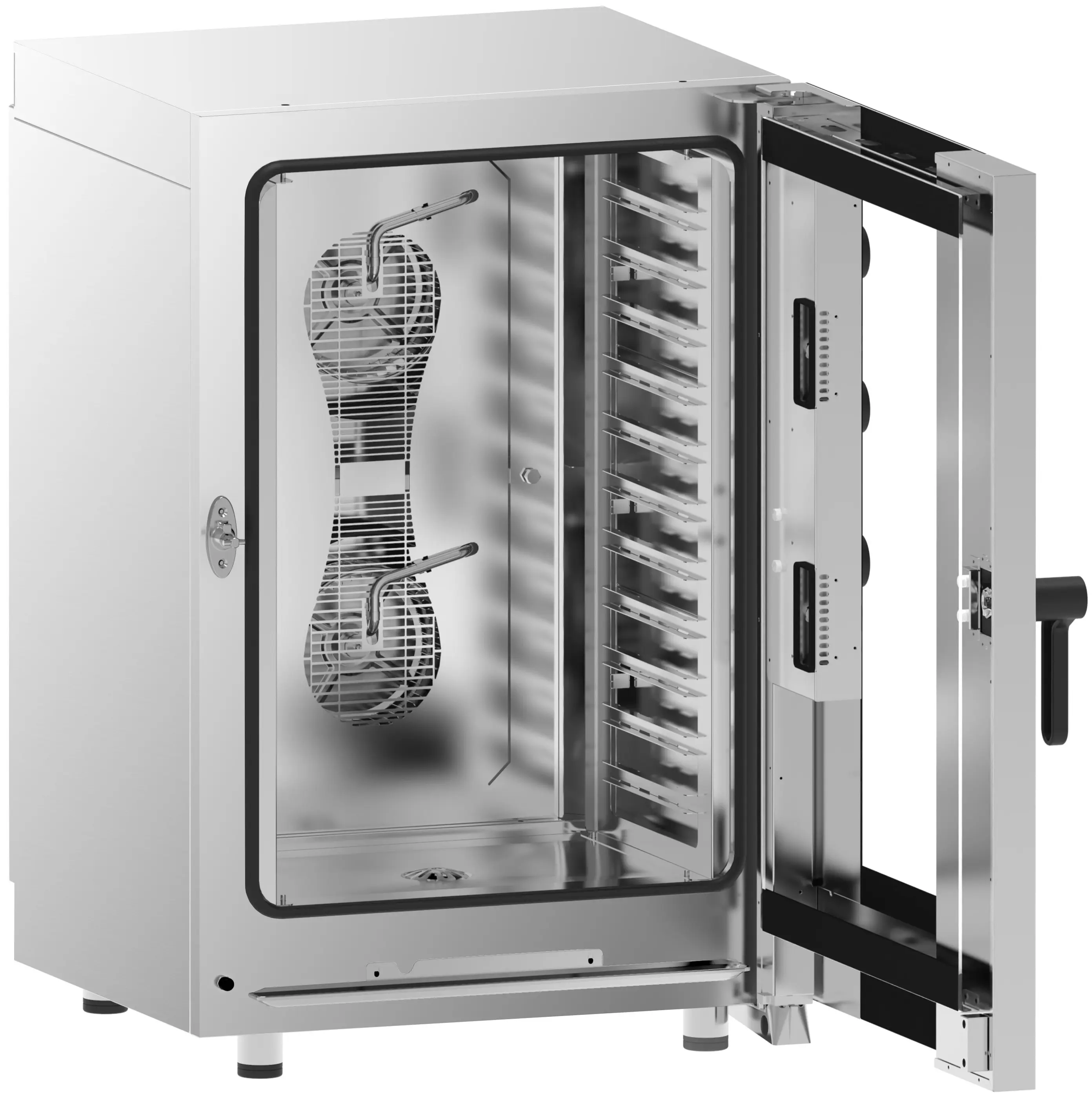 Печь конвекционная GGM Gastro KDMTE1111N (Black/Inox) - 3