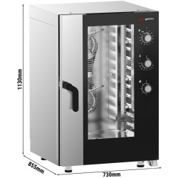 Печь конвекционная GGM Gastro KDMTE1111N (Black/Inox) Thumb