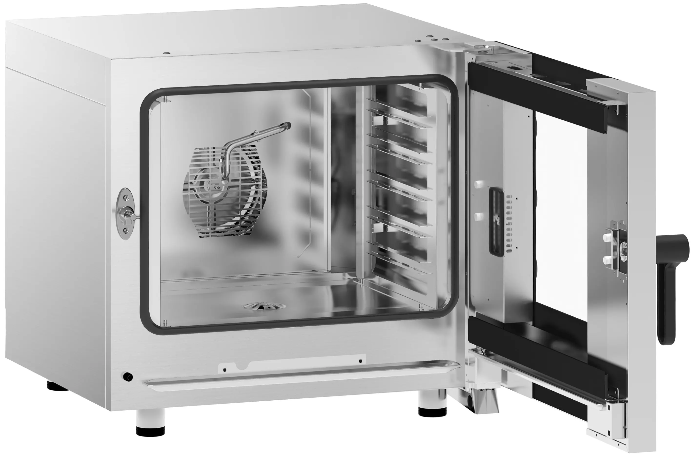 Печь конвекционная GGM Gastro KDMTE511N (Black/Inox) - 3