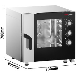 Печь конвекционная GGM Gastro KDMTE511N (Black/Inox) Thumb