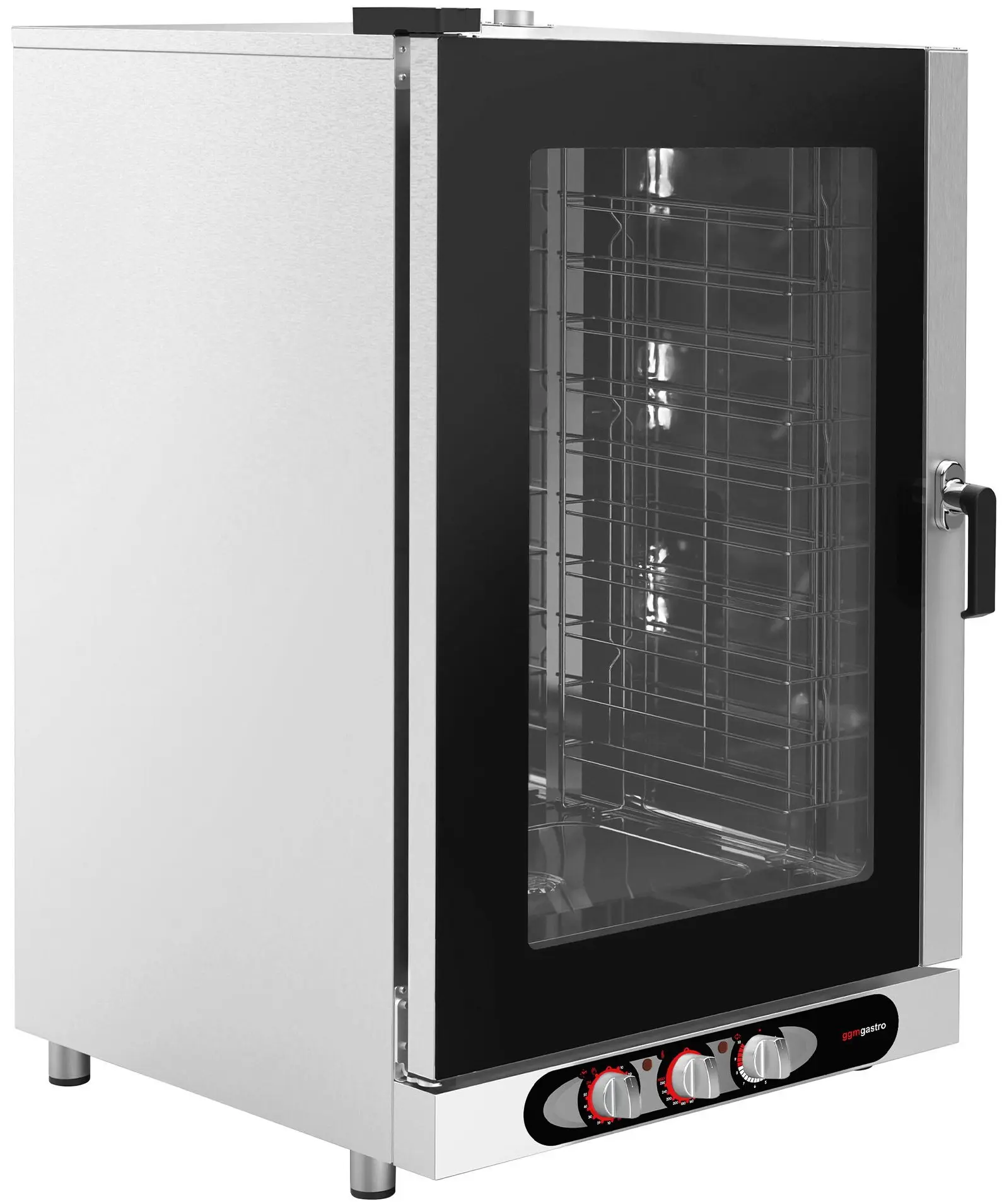 Печь конвекционная GGM Gastro KDMV10 (Black/Inox) - 2