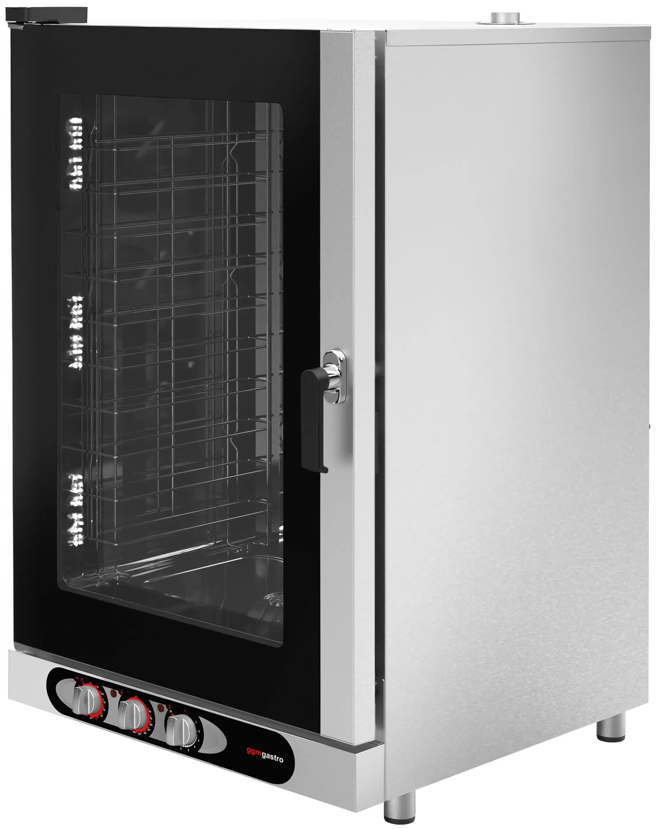 Печь конвекционная GGM Gastro KDMV10 (Black/Inox) - 3