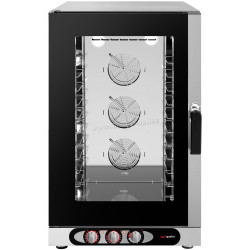 Печь конвекционная GGM Gastro KDMV10 (Black/Inox)