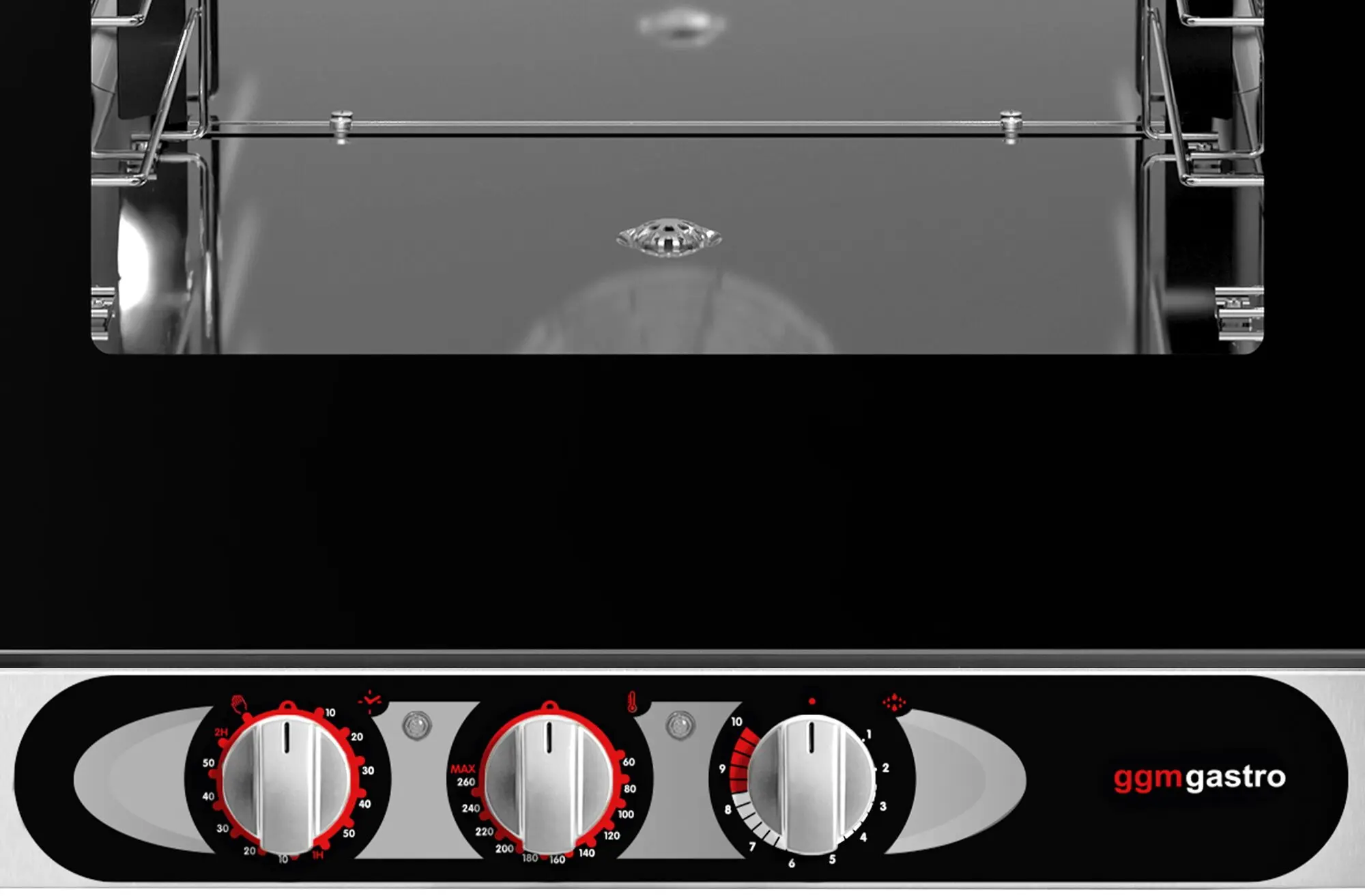 Печь конвекционная GGM Gastro KDMV10 (Black/Inox) - 4
