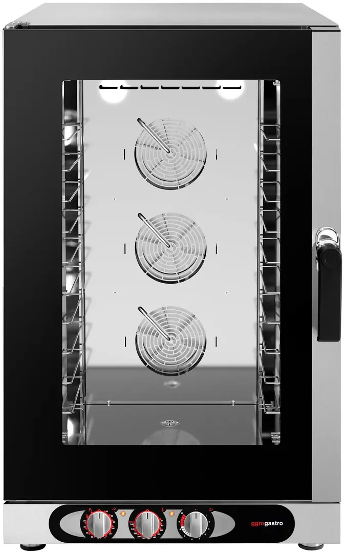 Печь конвекционная GGM Gastro KDMV10 (Black/Inox)