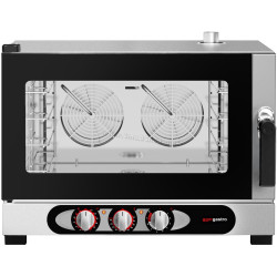 Печь конвекционная GGM Gastro KDMV4 (Black/Inox)