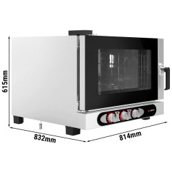 Печь конвекционная GGM Gastro KDMV4 (Black/Inox) Thumb