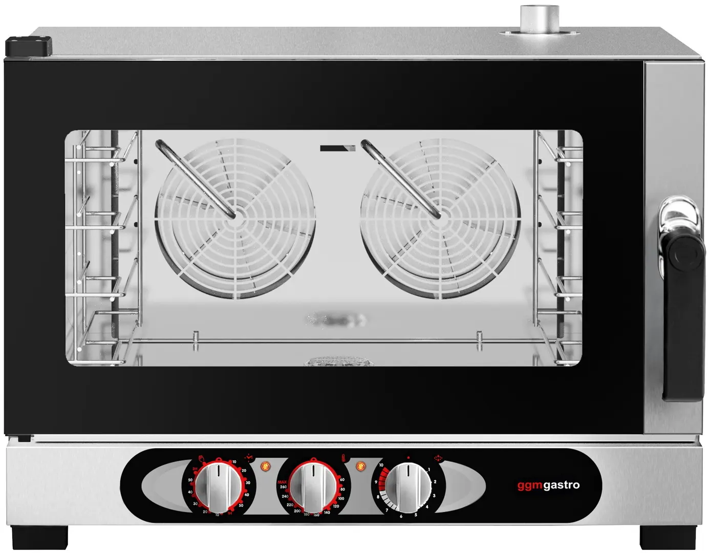 Печь конвекционная GGM Gastro KDMV4 (Black/Inox)