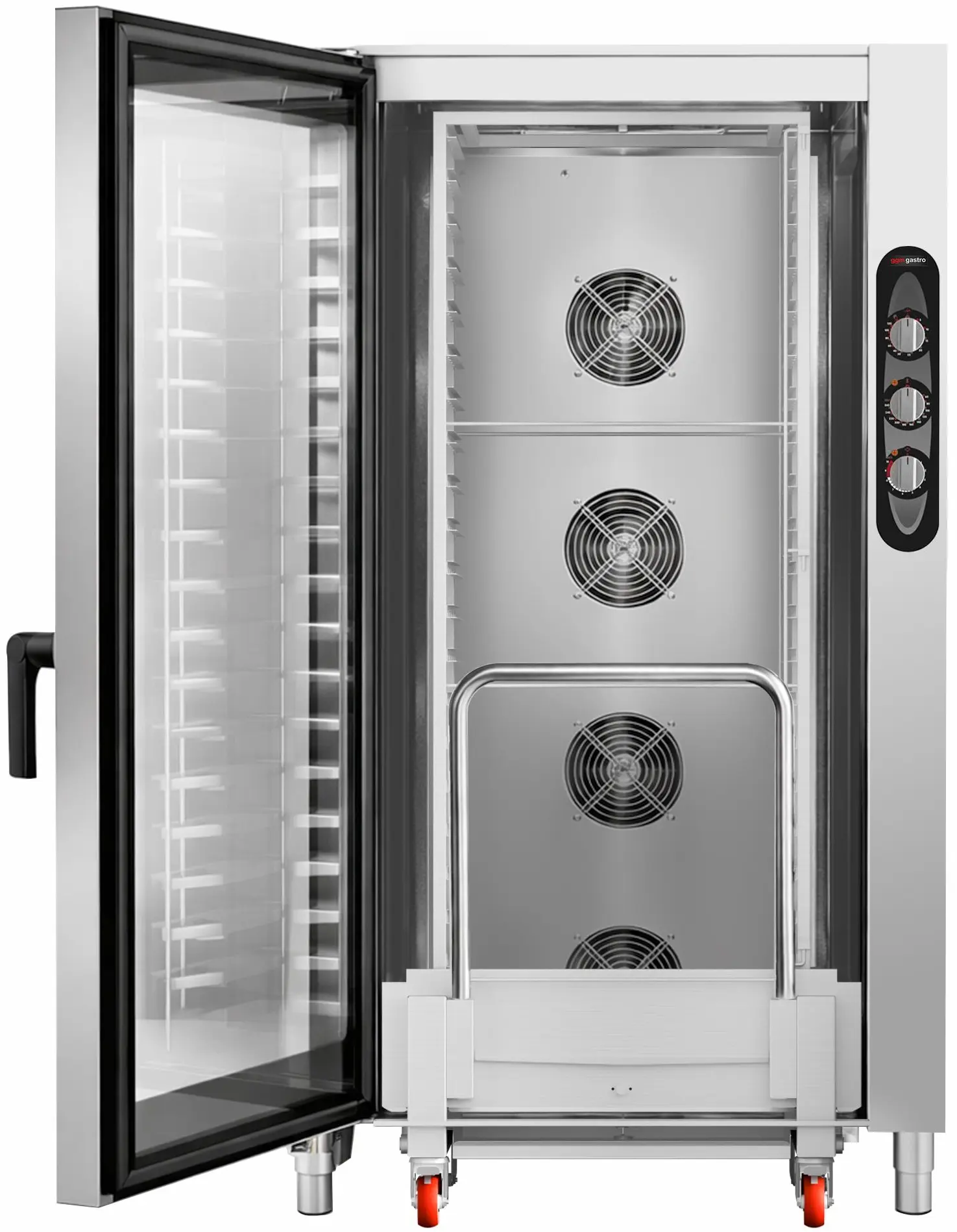 Печь конвекционная GGM Gastro KDMV4011 (Black/Inox) - 2