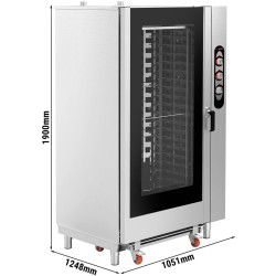 Печь конвекционная GGM Gastro KDMV4011 (Black/Inox) Thumb