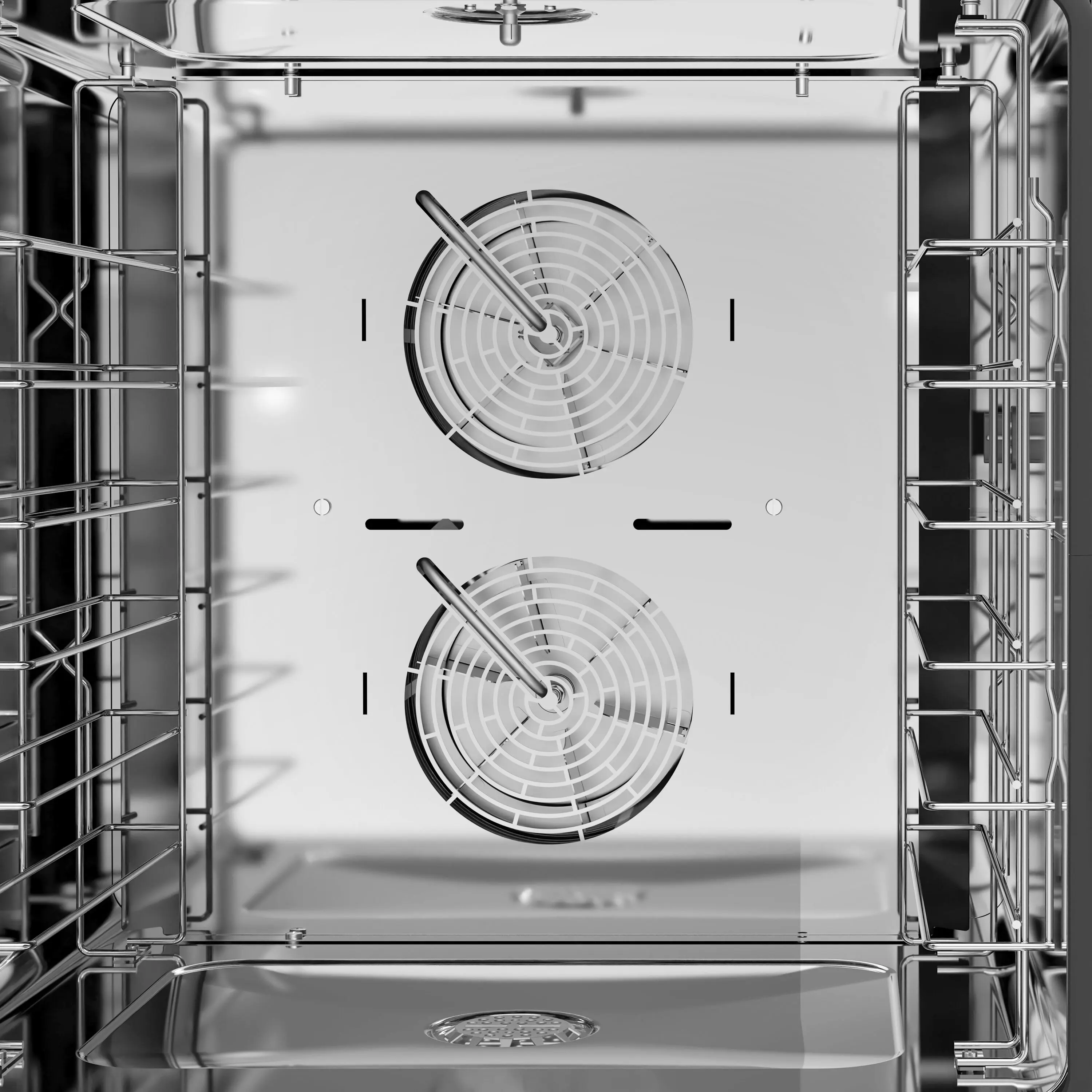 Печь конвекционная GGM Gastro KDMV6 (Black/Inox) - 6