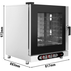 Печь конвекционная GGM Gastro KDMV6 (Black/Inox) Thumb