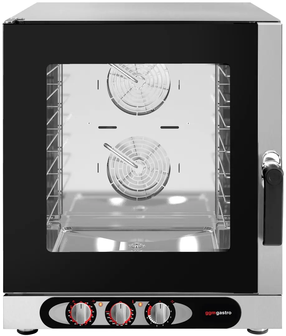 Печь конвекционная GGM Gastro KDMV6 (Black/Inox)