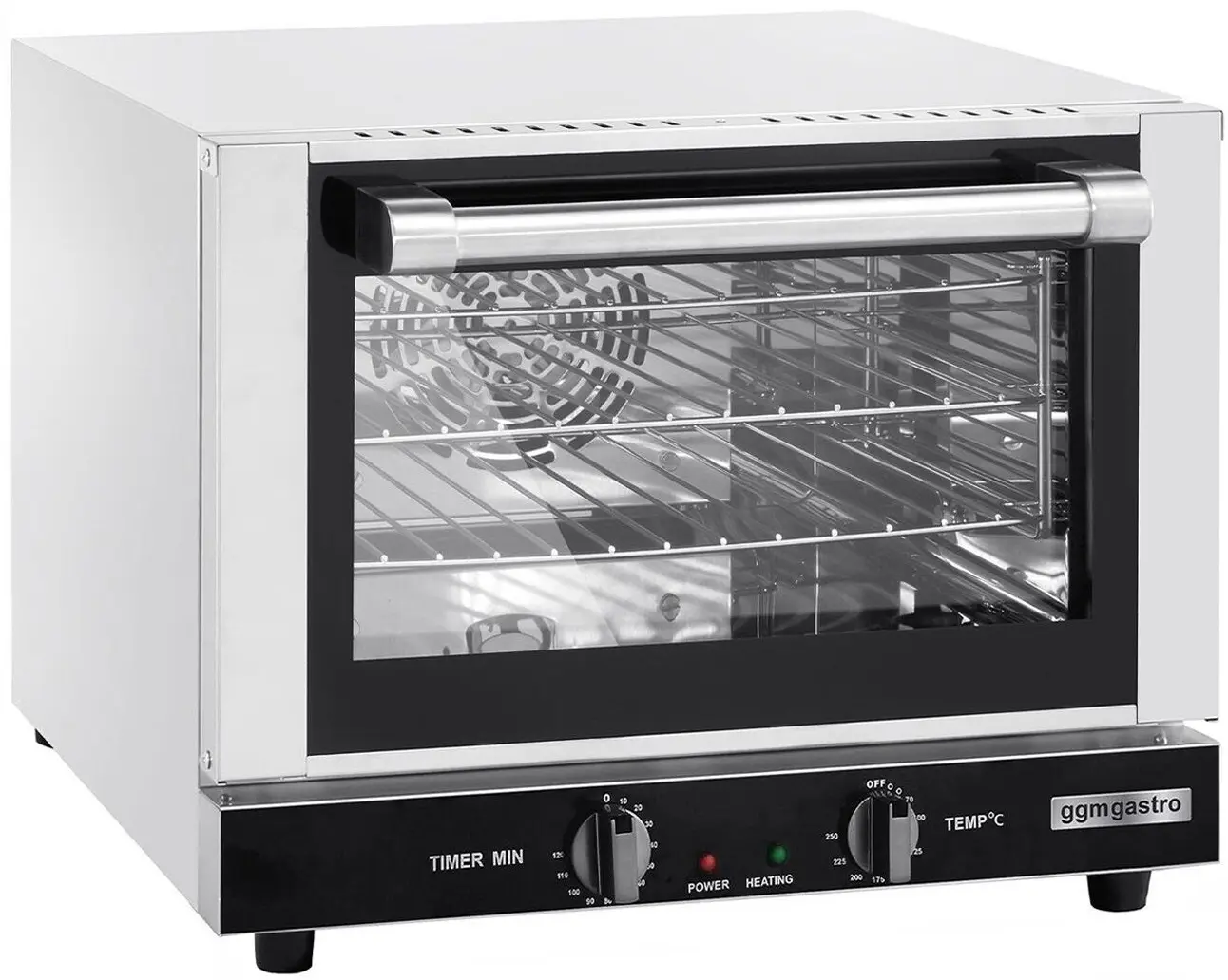 Печь конвекционная GGM Gastro Kompakt DBFP21 (Black/Inox)