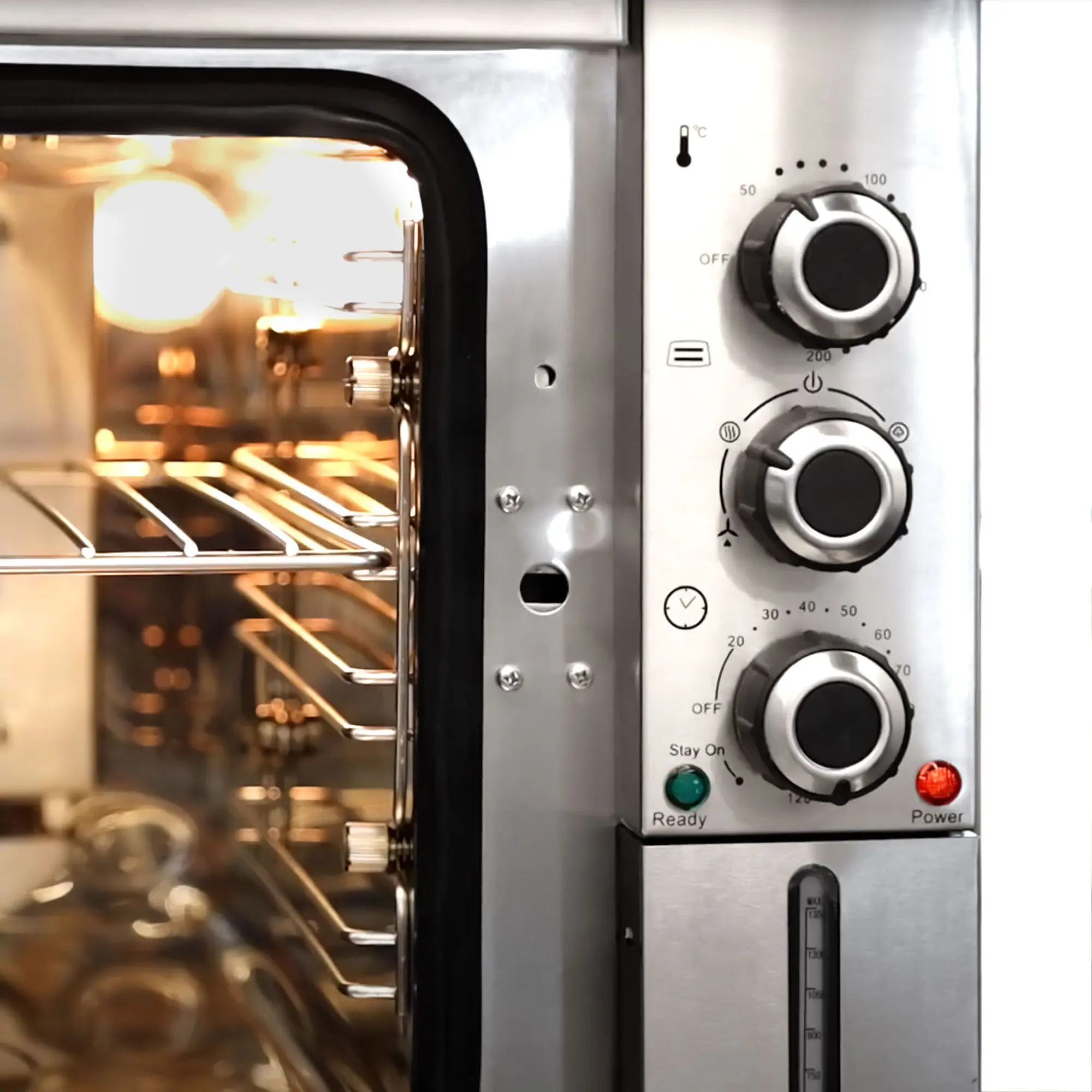 Печь конвекционная GGM Gastro Kompakt EHK500 (Inox) - 4