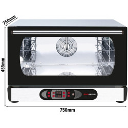 Cuptor cu convectie GGM Gastro Kompakt HV505-1E (Black/Inox) Thumb