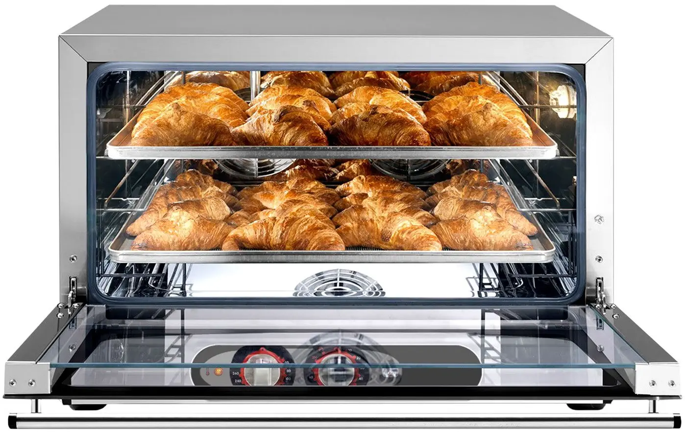 Печь конвекционная GGM Gastro Kompakt HV505-2E (Black/Inox) - 2