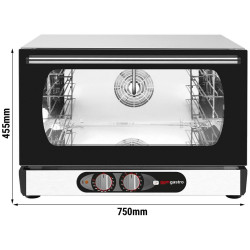 Печь конвекционная GGM Gastro Kompakt HV505-2E (Black/Inox) Thumb