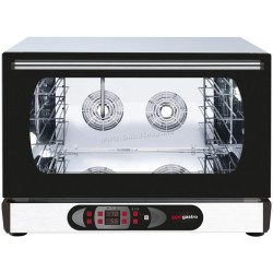 Печь конвекционная GGM Gastro Kompakt HV560-1E (Black/Inox)
