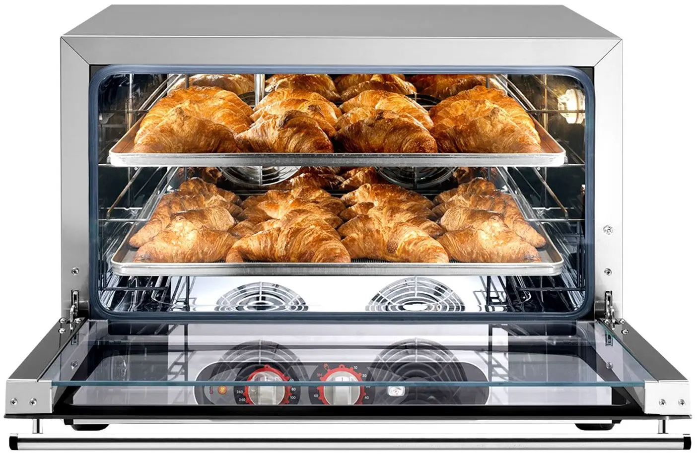 Печь конвекционная GGM Gastro Kompakt HV560-2E (Black/Inox) - 2