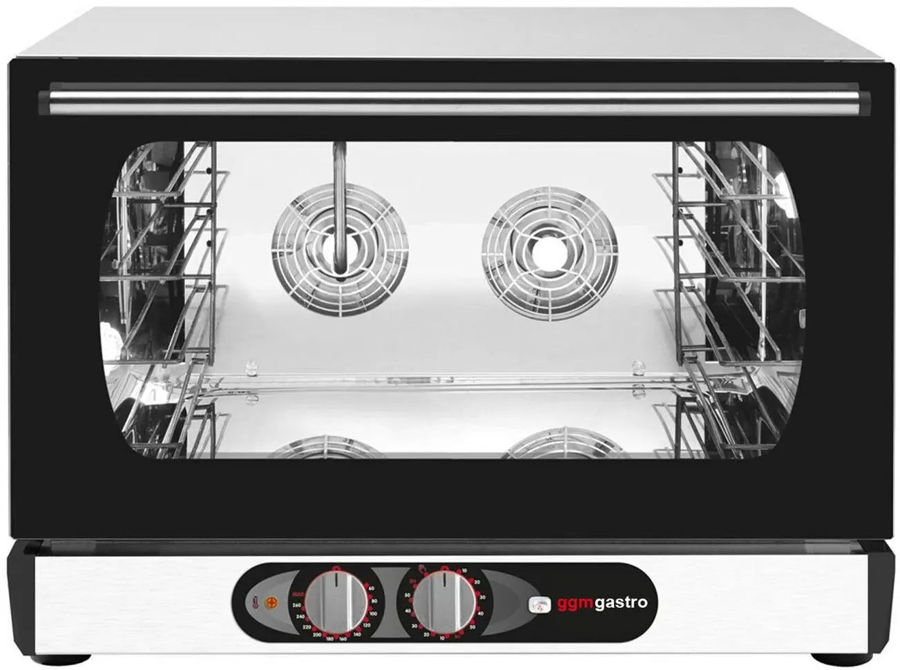 Печь конвекционная GGM Gastro Kompakt HV560-2E (Black/Inox)