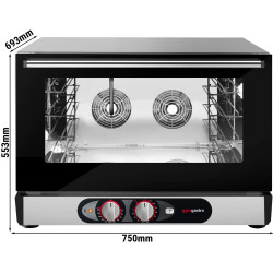 Печь конвекционная GGM Gastro Kompakt ULOMV464 (Black/Inox) Thumb