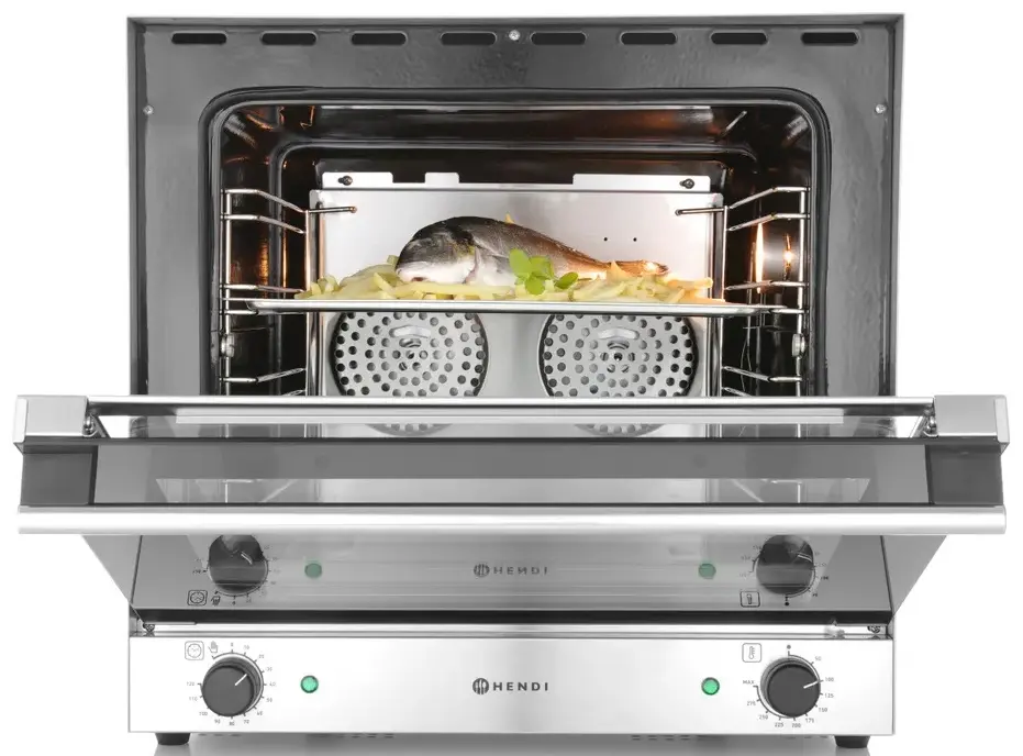 Печь конвекционная Hendi 227060 (Black/Inox)