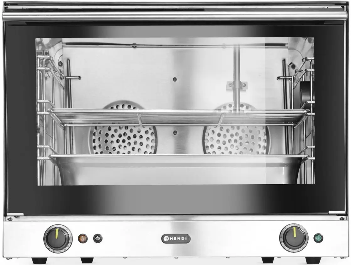Печь конвекционная Hendi H100S 229873 (Black/Inox)