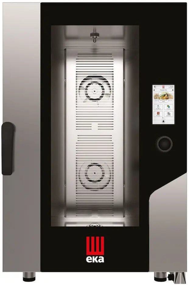 Печь конвекционная Hendi Millennial MKF1111TS (Black/Silver)