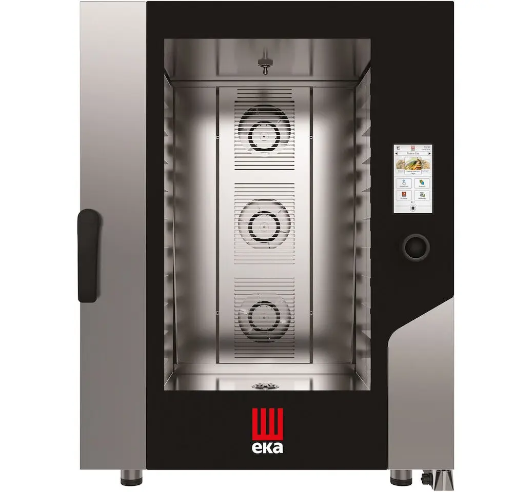 Печь конвекционная Hendi MKF1064TS (Inox/Black)