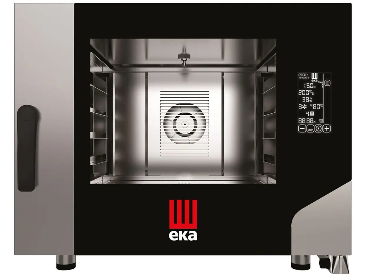 Печь конвекционная Hendi MKF464BM (Inox/Black)