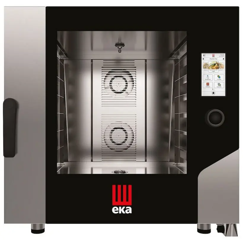 Cuptor cu convectie Tecnoeka MKF664TS (Black/Inox)