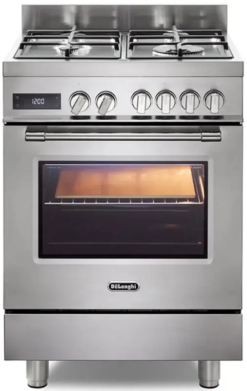 Aragaz combinat DeLonghi PRO 66 MXL PZ (Inox) - 2