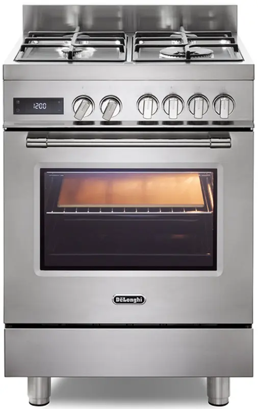 Aragaz combinat DeLonghi Pro 66 MXL PZ RO (Inox) - 2