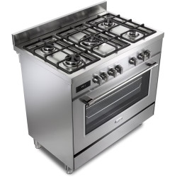 Plita combinata DeLonghi PRO 96 MX ED (Inox) Thumb