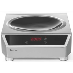 Set plita de masa cu inductie + tigaie Hendi Profi Line Wok 239681 (Inox) Thumb