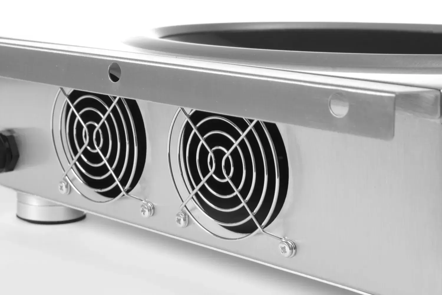 Set plita de masa cu inductie + tigaie Hendi Profi Line Wok 239681 (Inox)