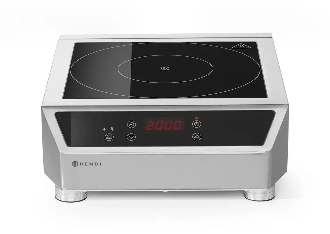 Plita de masa cu inductie Hendi Profi Line 3500 D (Inox/Black)