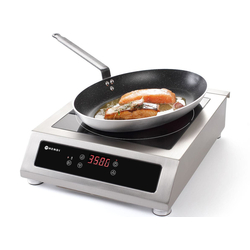 Plita de masa cu inductie Hendi Profi Line 3500 D XL (Inox/Black) Thumb